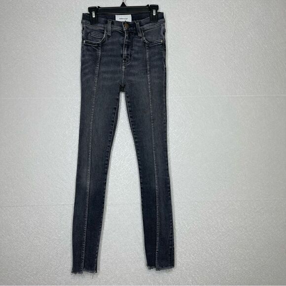 Current/Elliot High Waist Seamed Stiletto Jeans 23 - Picture 2 of 5